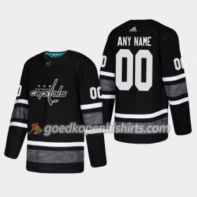 Washington Capitals Custom 2019 All-Star Adidas Zwart Authentic Shirt - Mannen